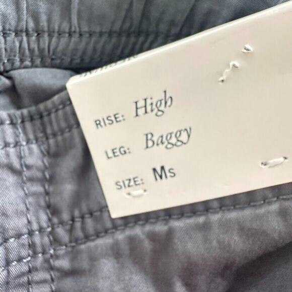 Abercrombie & Fitch Women High Rise Baggy Cargo Pants Medium Short Skater Hippie - Picture 9 of 11